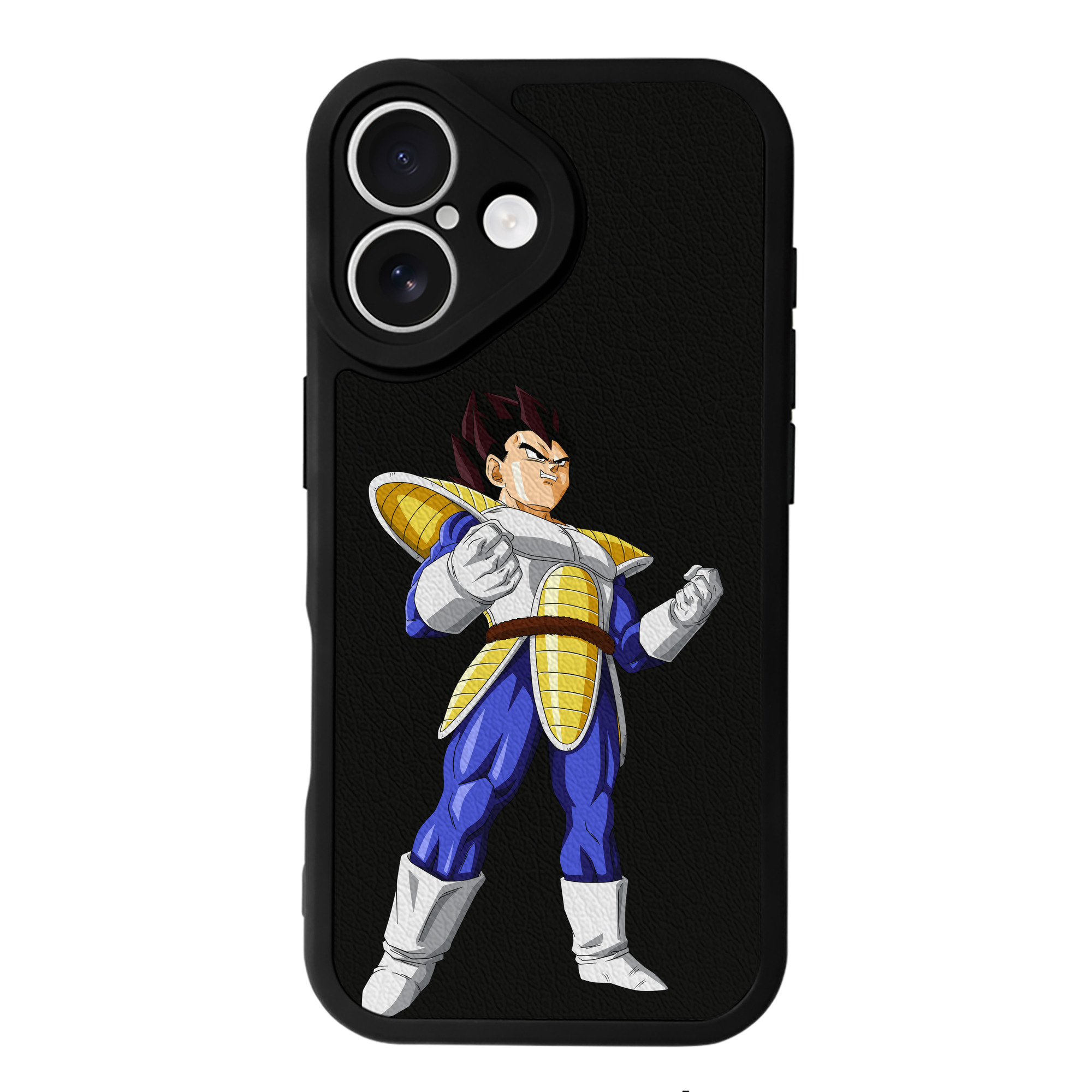 （画像用） ドラゴンボール ベジータ四世（Bejīta Yonsei）DRAGON BALL Vegeta IV 【iPhone 16シリーズ対応】シリコンスマホケース（レザー調） 材質：シリコン